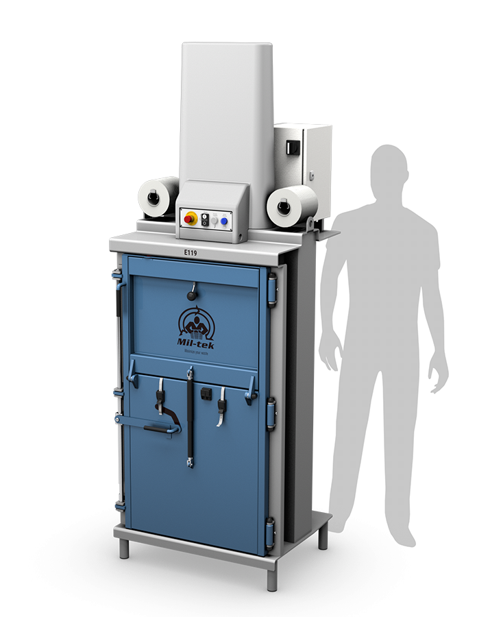 E119 Karton- und Kunststoffballenpresse