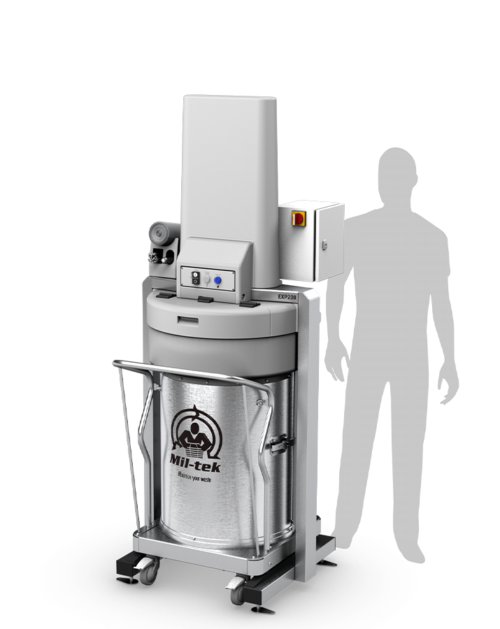 EXP200 Elektrischer Mischabfall-Abfallverdichter